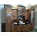 Granite Oak  Reception Desk Suite + 9' Credenza